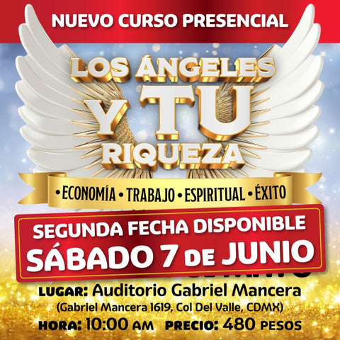 Curso Los Ángeles y TU RIQUEZA (2DA FECHA DISPONIBLE PRESENCIAL)