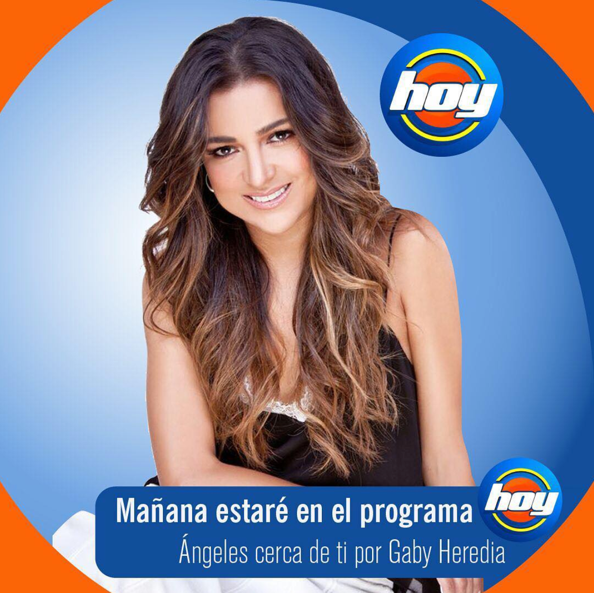 Mañana estaré en el programa Hoy