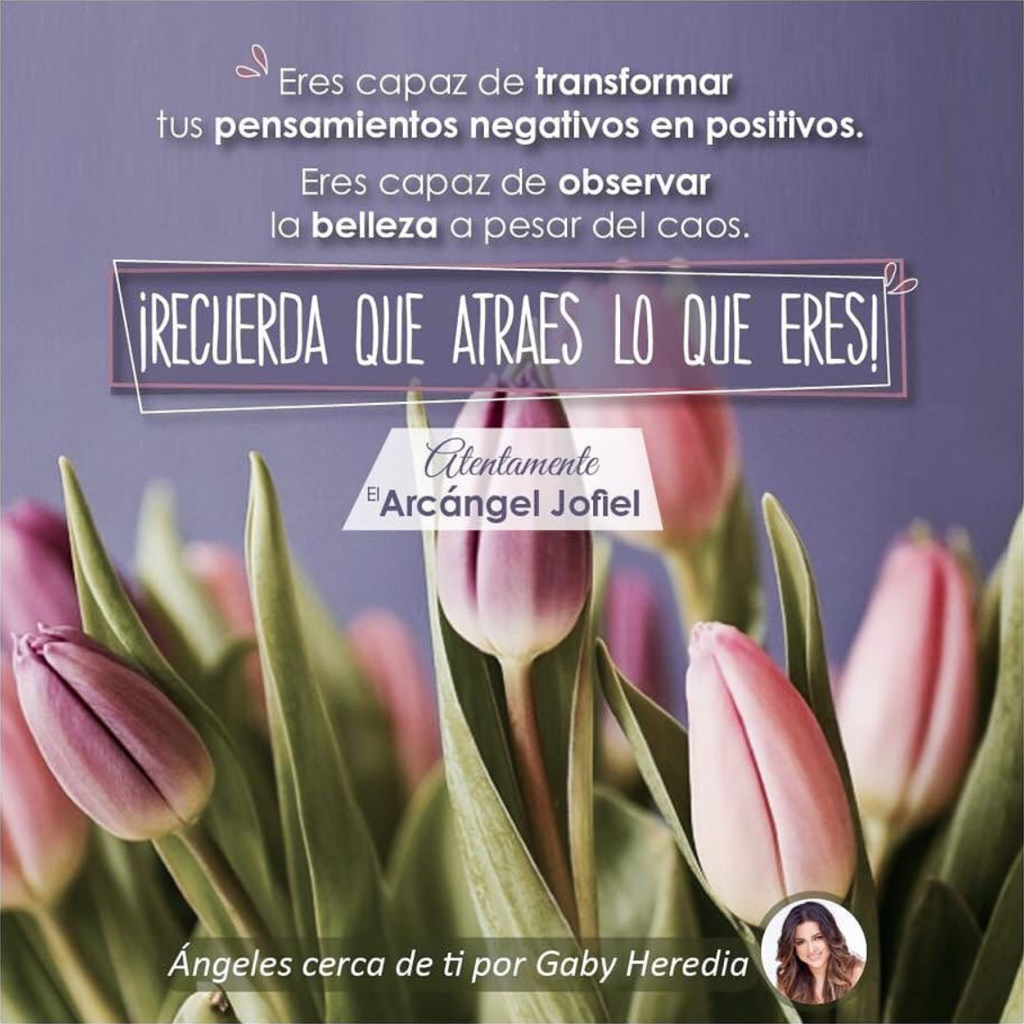 ¡Recuerda que atraes lo que eres!