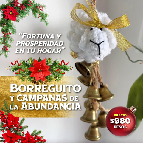 Campanas y borreguito de la Abundancia (FORTUNA Y PROSPERIDAD)