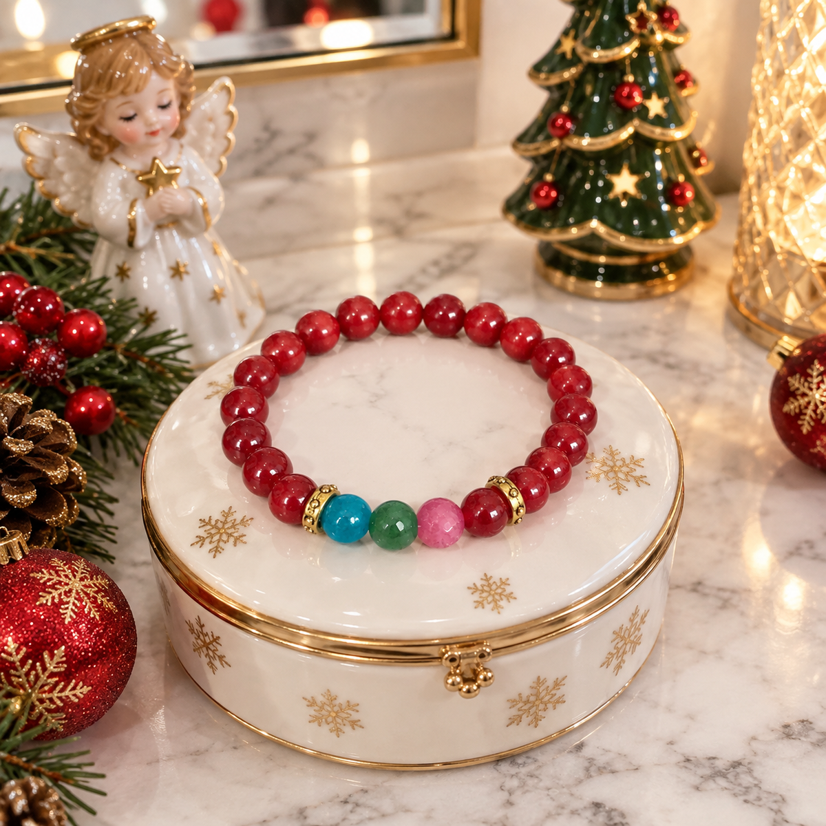 Pulsera del Ángel de la Navidad