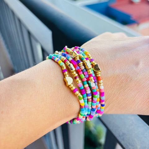 Pulseras Corazones de los 7 Arcángeles