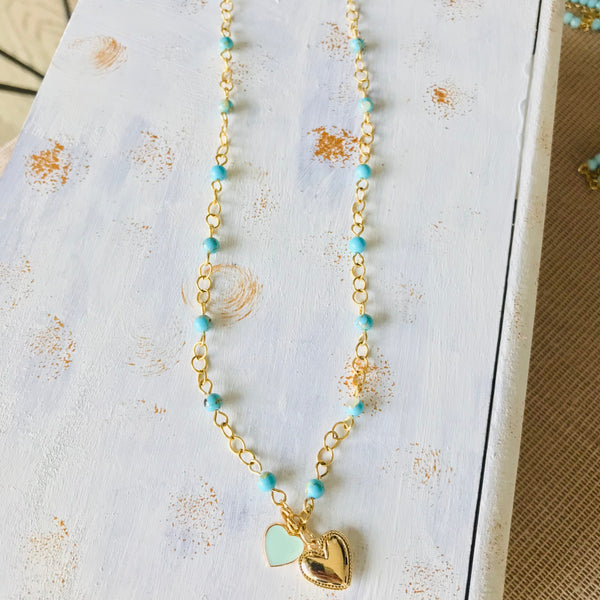 Collar UNIÓN: corazón de los 7 Arcángeles y el tuyo