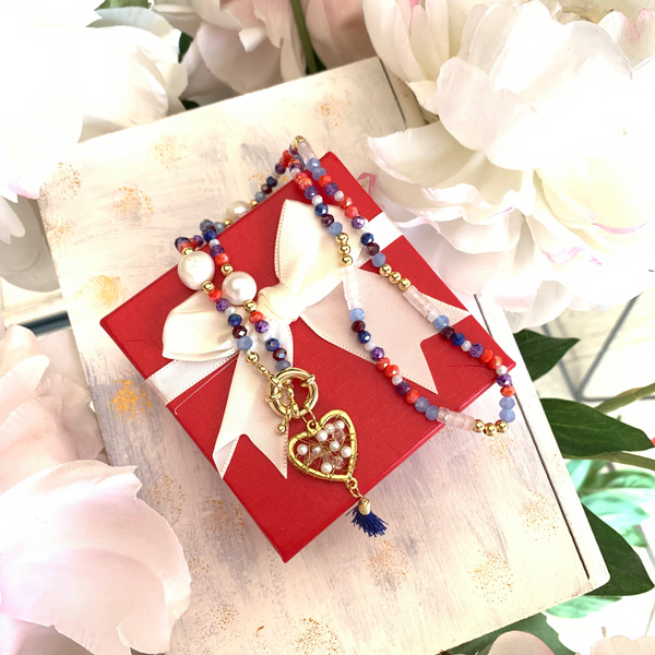 Collar Corazón de los 7 Arcángeles (Abundancia y Amor)
