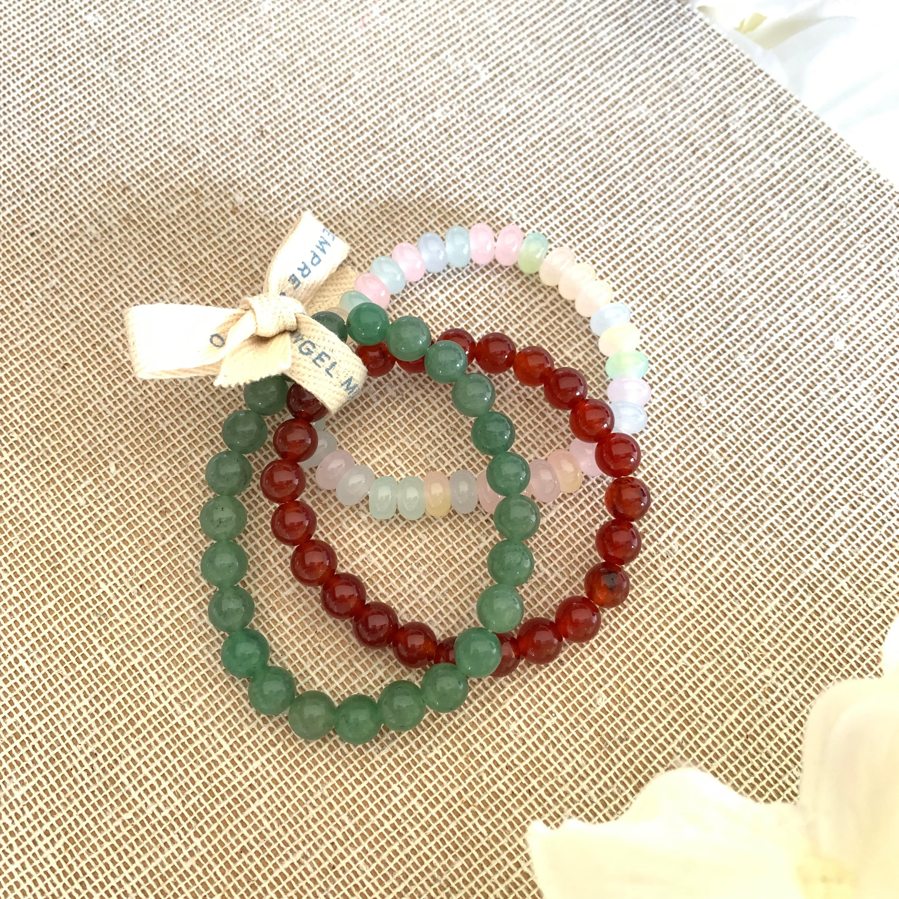 3 Pulseras Dinero, Salud y Amor