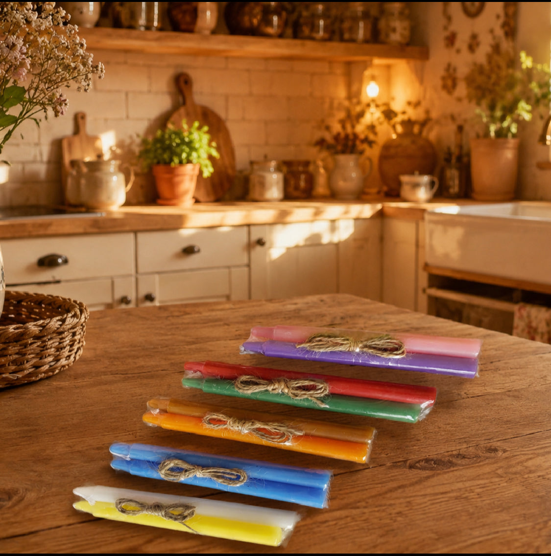 KIT: Ritual Velas para Cortar con carencia, problemas, enfermedades y energías negativas