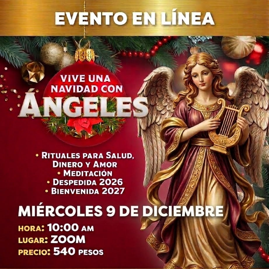 EVENTO EN LÍNEA: VIVE UNA NAVIDAD CON ÁNGELES