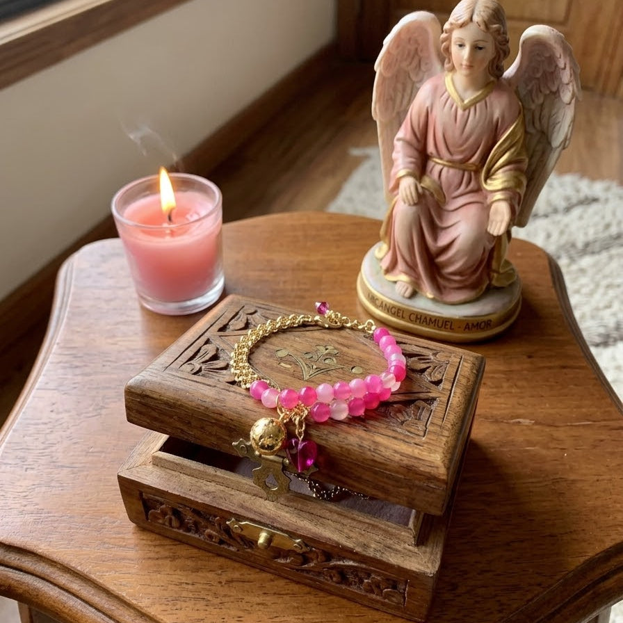 Pulsera Llamador del Arcángel Chamuel (Amor, Proyectos y Decisiones Importantes)