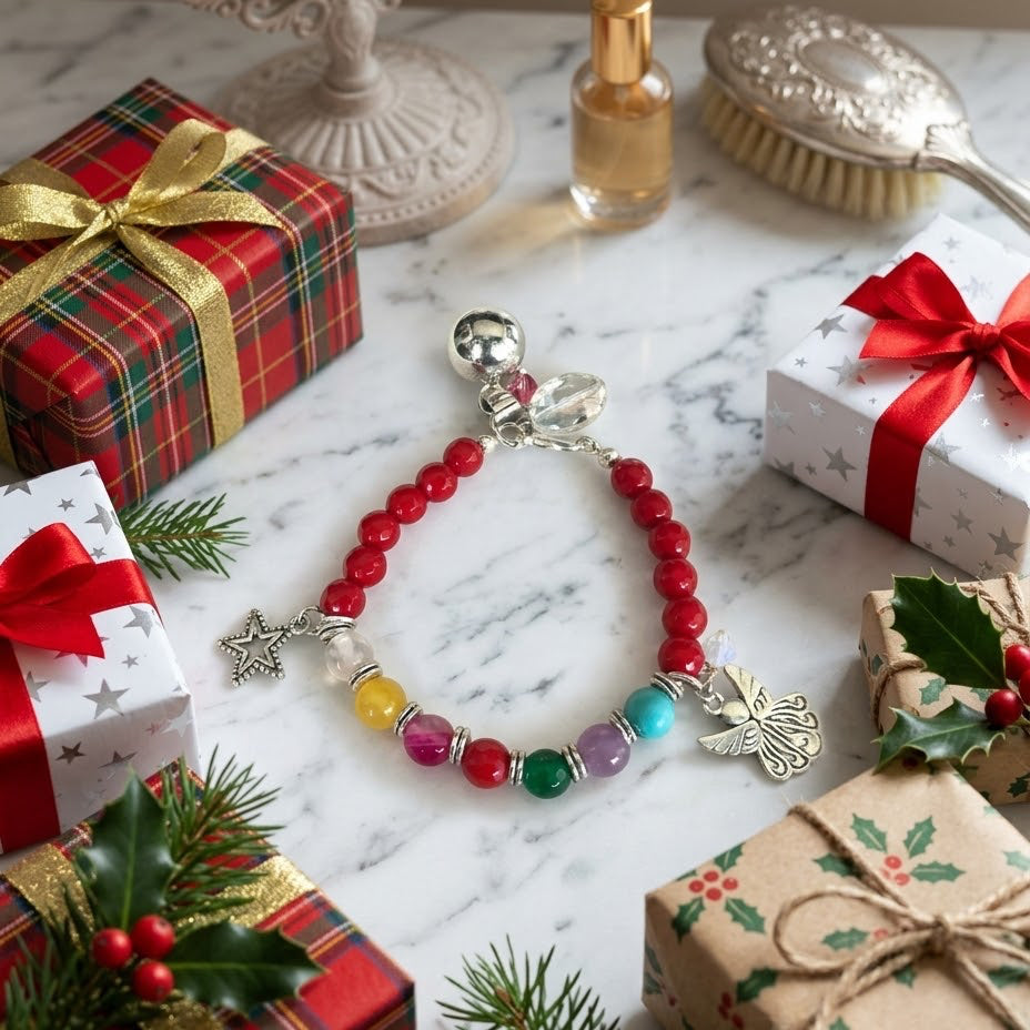 Pulsera Llamador del Ángel de la Navidad y los 7 Arcángeles.