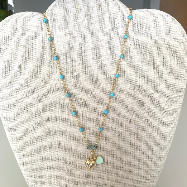 Collar UNIÓN: corazón de los 7 Arcángeles y el tuyo