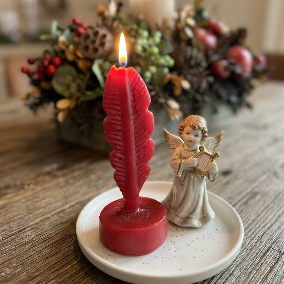 Vela Roja del Ángel de la Navidad
